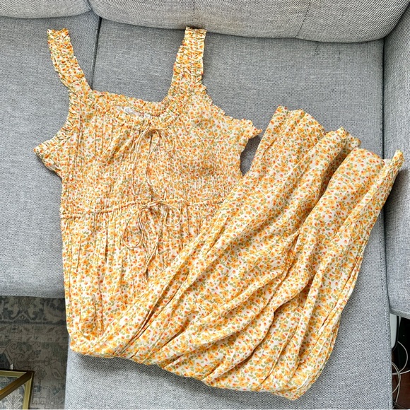 NWT Doen Emmaretta Dress in Clementine Daisy Fields - Picture 10 of 10